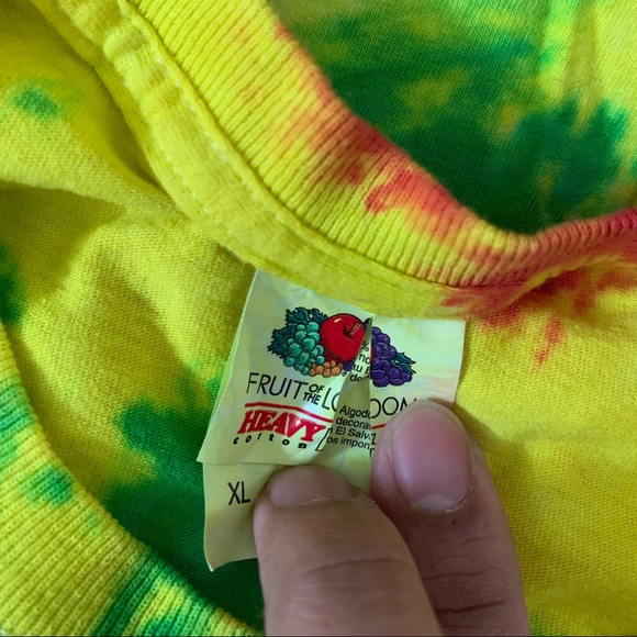 VINTAGE BOB MARLEY ONE LOVE DYE T-SHIRT (XL) - Picture 5 of 7